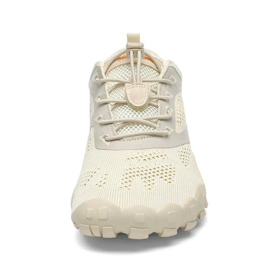 Zapatilla Saguaro Smart I beige vista frontal.