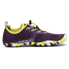 Zapatilla Smart II púrpura vista lateral destacando estructura flexible ergonómica.