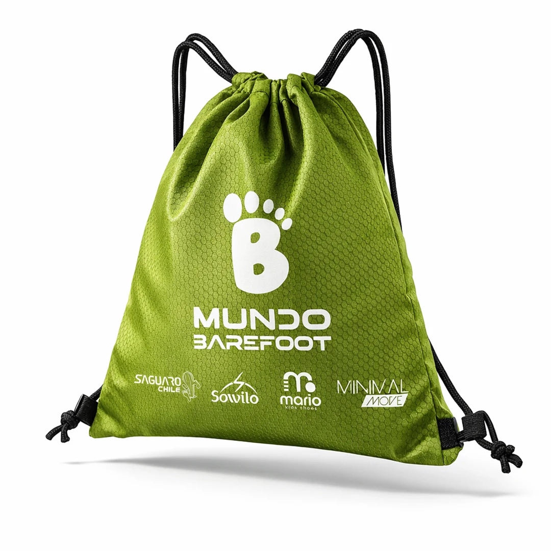 Mochila Mundo Barefoot regalo back to school — vista principal mochila calzado barefoot Chile