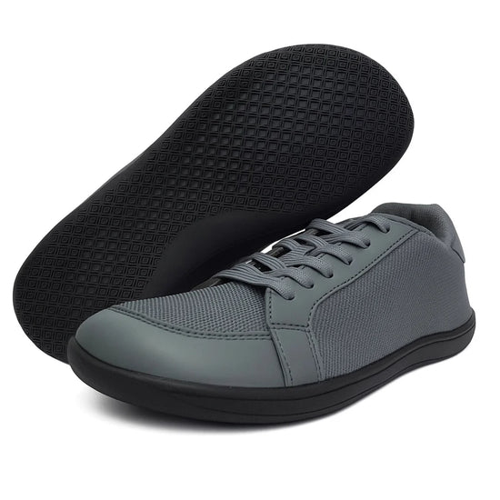 Suela flexible y antideslizante de la zapatilla ZZfaber Bamba I gris.